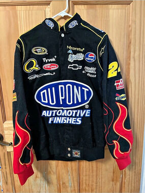 JH Design Jeff Gordon DuPont Twill Driver Uniform Full-Snap Jacket Racing Bomber